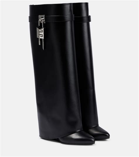 givenchy black t|black Givenchy shark boots.